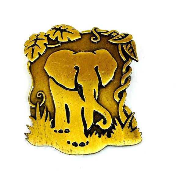 Vintage Jonette Jewelry (JJ) Elephant Brooch/Pin - Picture 2 of 5